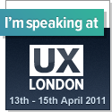 I'm speaking at UX London